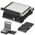 En acier inoxydable BBQ Grill Non-Stick Sangeless Electric Contact Grill Plat Healthy Griddle Grill